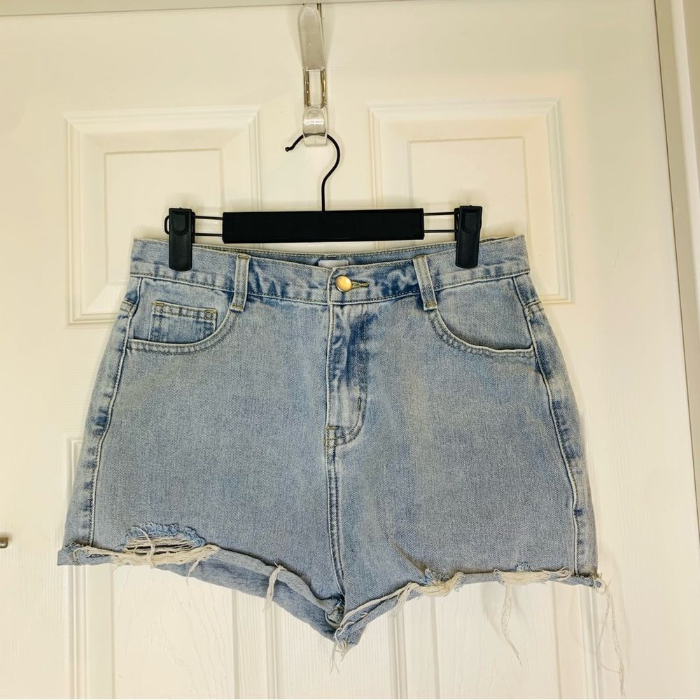 Princess Polly High Rise Jean Shorts Size 6